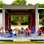 Pilates session in Thailand, retreat 2019